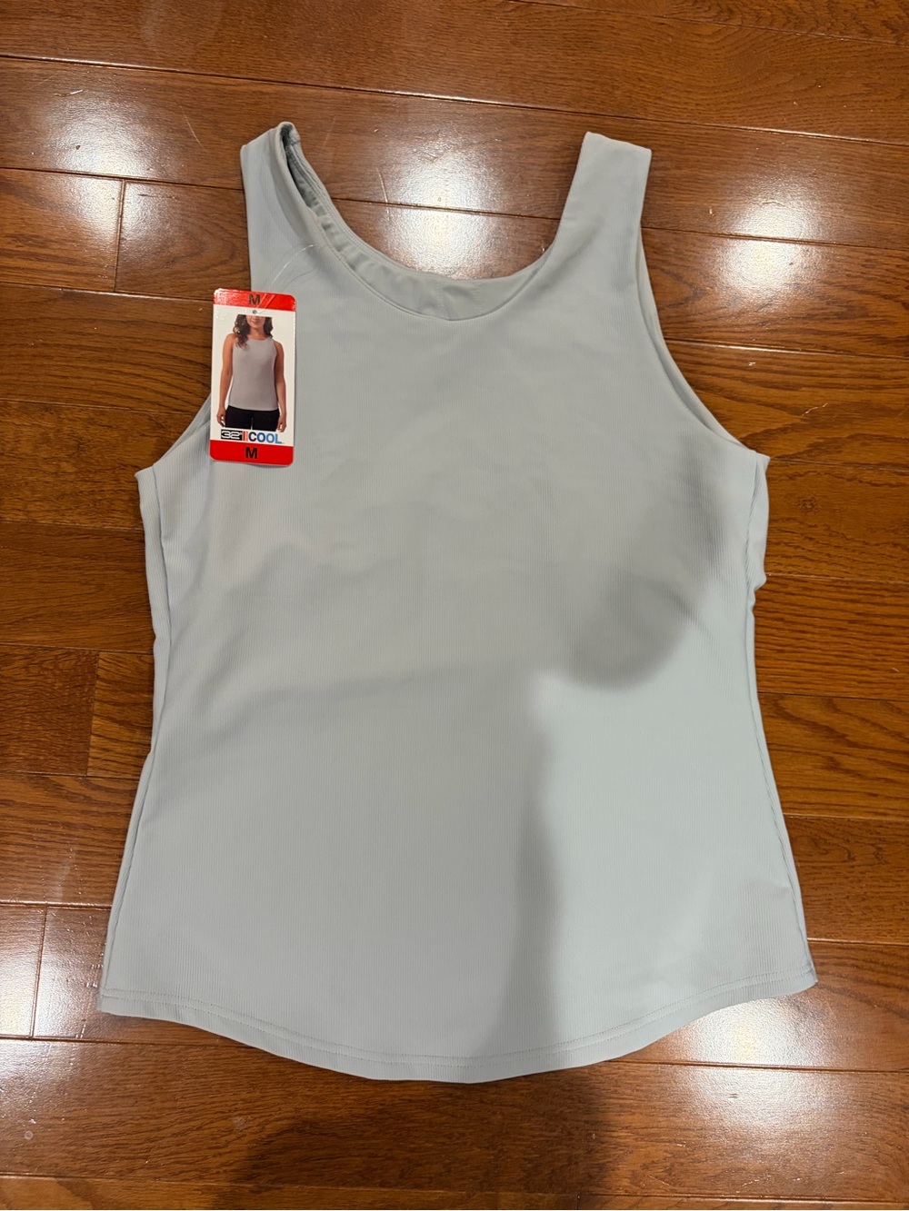 Light Gray Women's Scoop Neck Tank Top